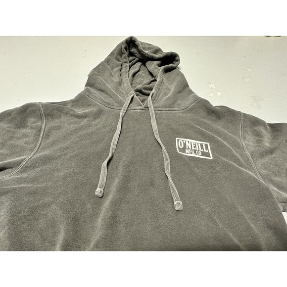O’Neill Mens Regular Size Long Sleeve Hoodie. Pullover Front Pocket Gray. Size S - Picture 2 of 5